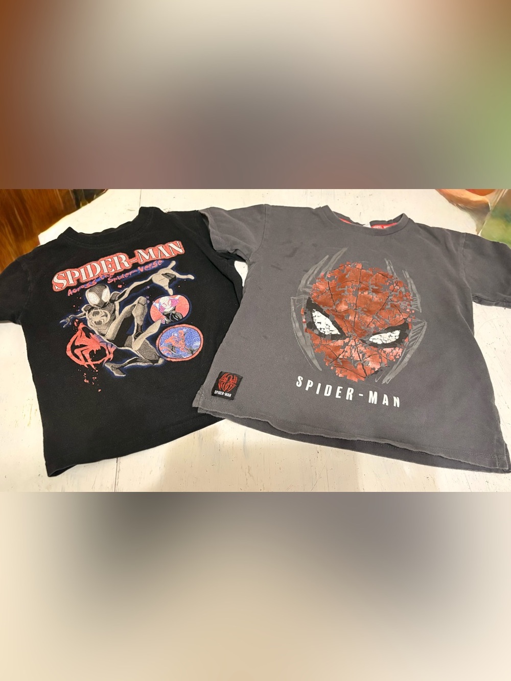 Spiderman Kids Tee Set - Black & Gray
